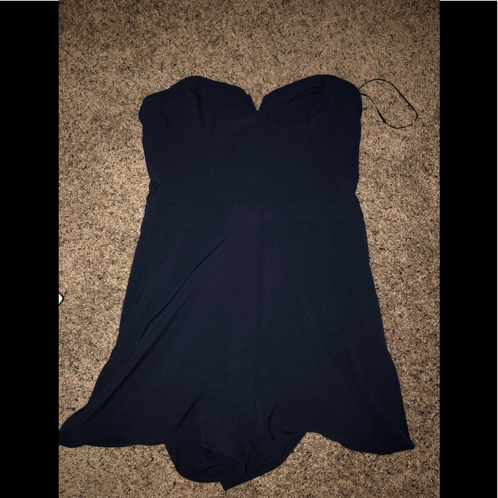 Strapless romper!